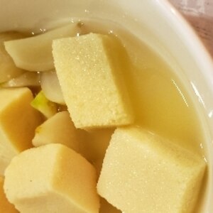 京風煮物♪　「コカブと厚揚げ含め煮」